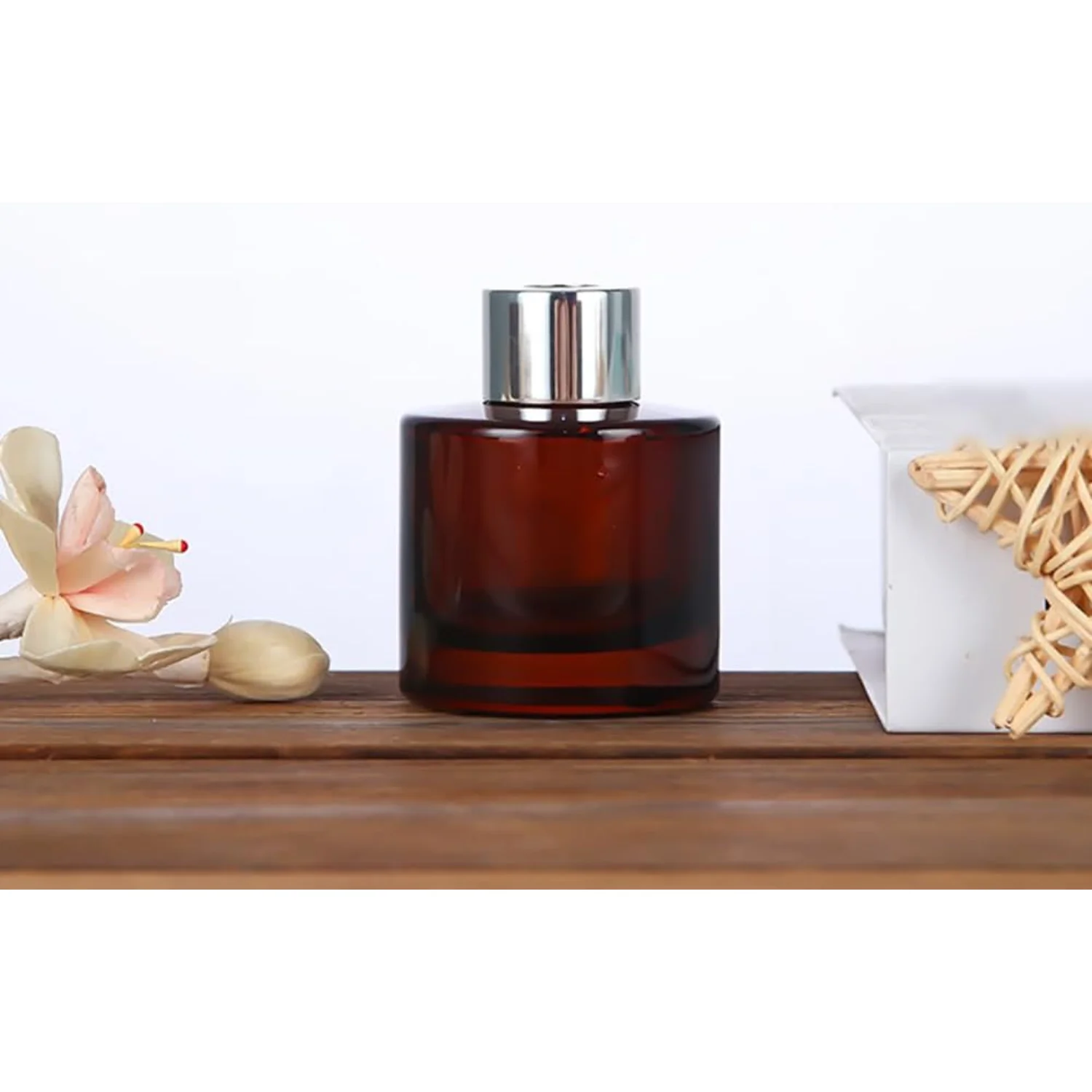 Bouteilles d'huile parfumées en verre, 2 pièces, bouteilles de diffuseur vides et rechargeables, bouteilles de diffuseur d'aromathérapie, pots de diffuseur de parfum Essent