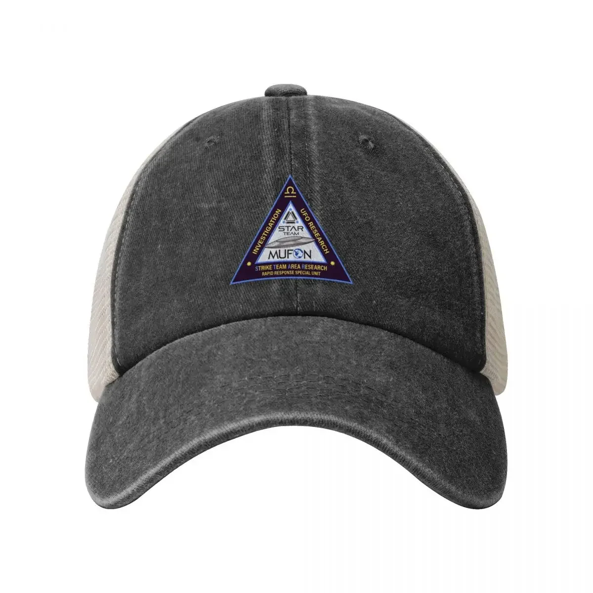 MUFON (Mutual UFO Network) Triangular Star Team Patch Artwork Baseball Cap Thermal Visor Luxury Cap fashionable Golf Men Women's