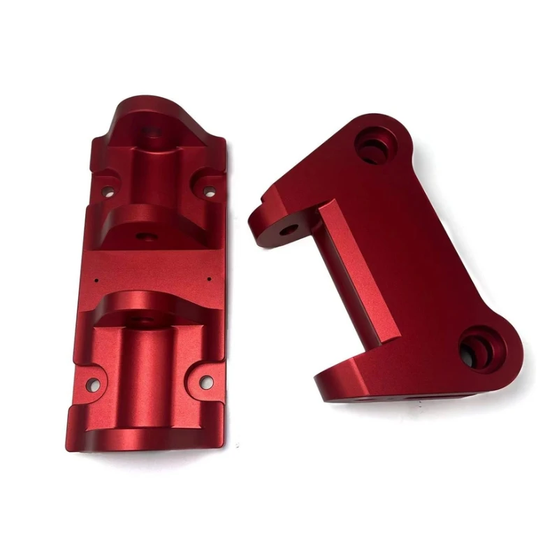 Custom CNC Fabricated Aluminum Mounting Fixtures CNC Machining Service for Motorcycle Accessories