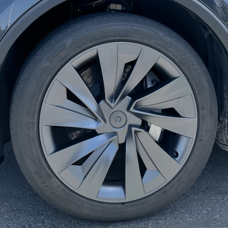 1 / 4 Stück Radkappen für Tesla Model Y 19 Zoll Juniper Auto-Ersatz-Radkappen Radnabenkappen Vollfelgen-Autozubehör – Detail 11