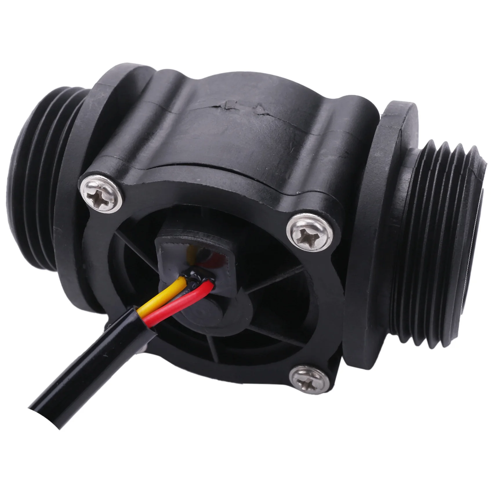 

GET! 2PCS Water Flow Sensor Fuel Flow Meter Water Meter Sensor Flowmeter Water Sensor Counter Indicator FS400A G1 DN25 1-60L/Min