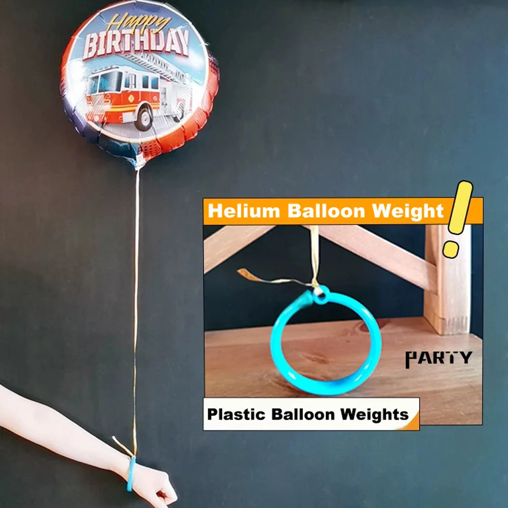 

8Pcs Reusable Helium Balloon Weight Kit Balloon Hanging Holder Gravity Blocks for Wedding Birthday Party Decorations