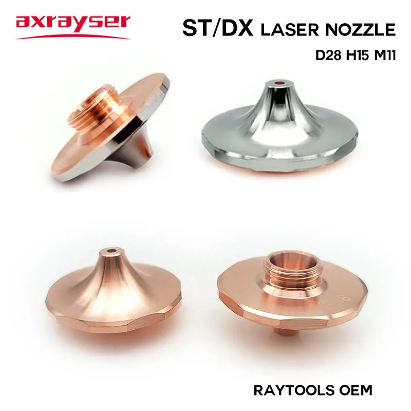 ST DX Laserdüsen Raytools Original Dia28 M11 Einzel-/Doppelschicht verchromt für CNC-Faserlaserkopf-Schneidemaschinenteil – Detail 5