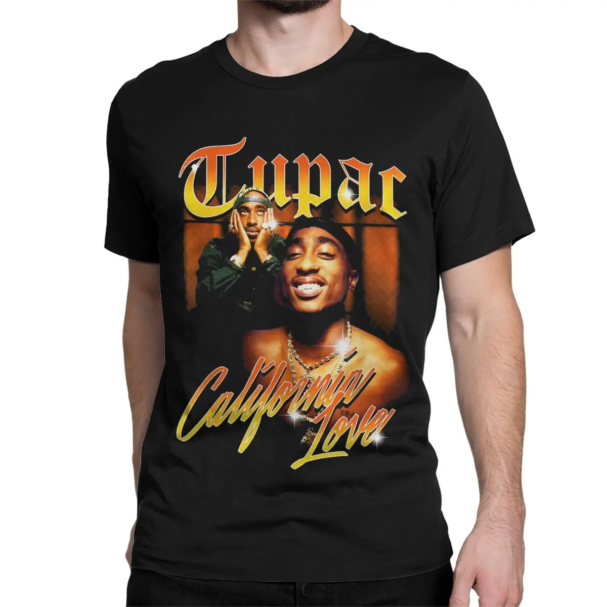 Men Women's 2Pac Tupacs Love Rapper California T Shirt Music Cotton Clothes Funny Short Sleeve Crew Neck Tees Gift T-Shirts