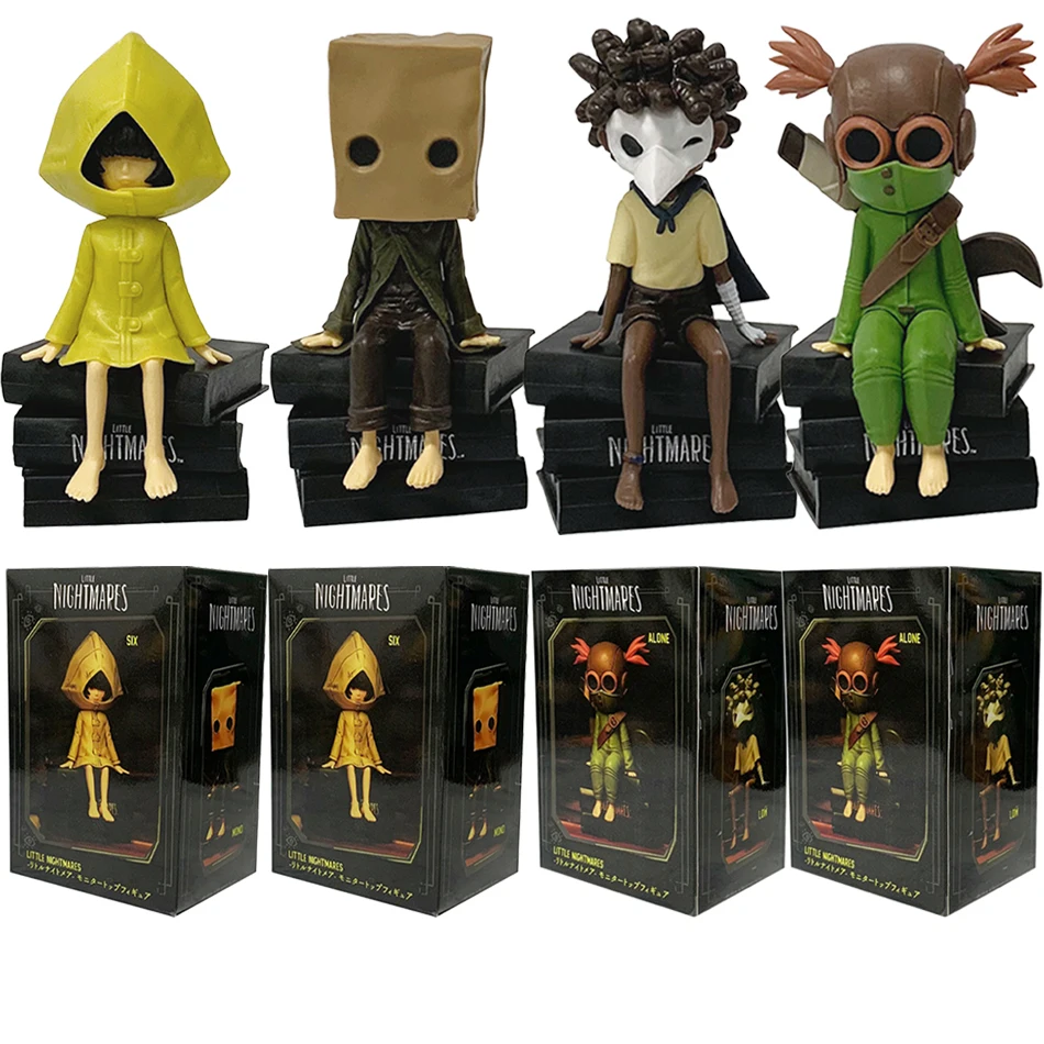 Heiß begehrte GK Little Nightmares Anime-Figur: Six Figure Mono Actionfigur, Anime-Spiel PVC-Actionfigur, Sammlermodell-Puppe – Detail 6