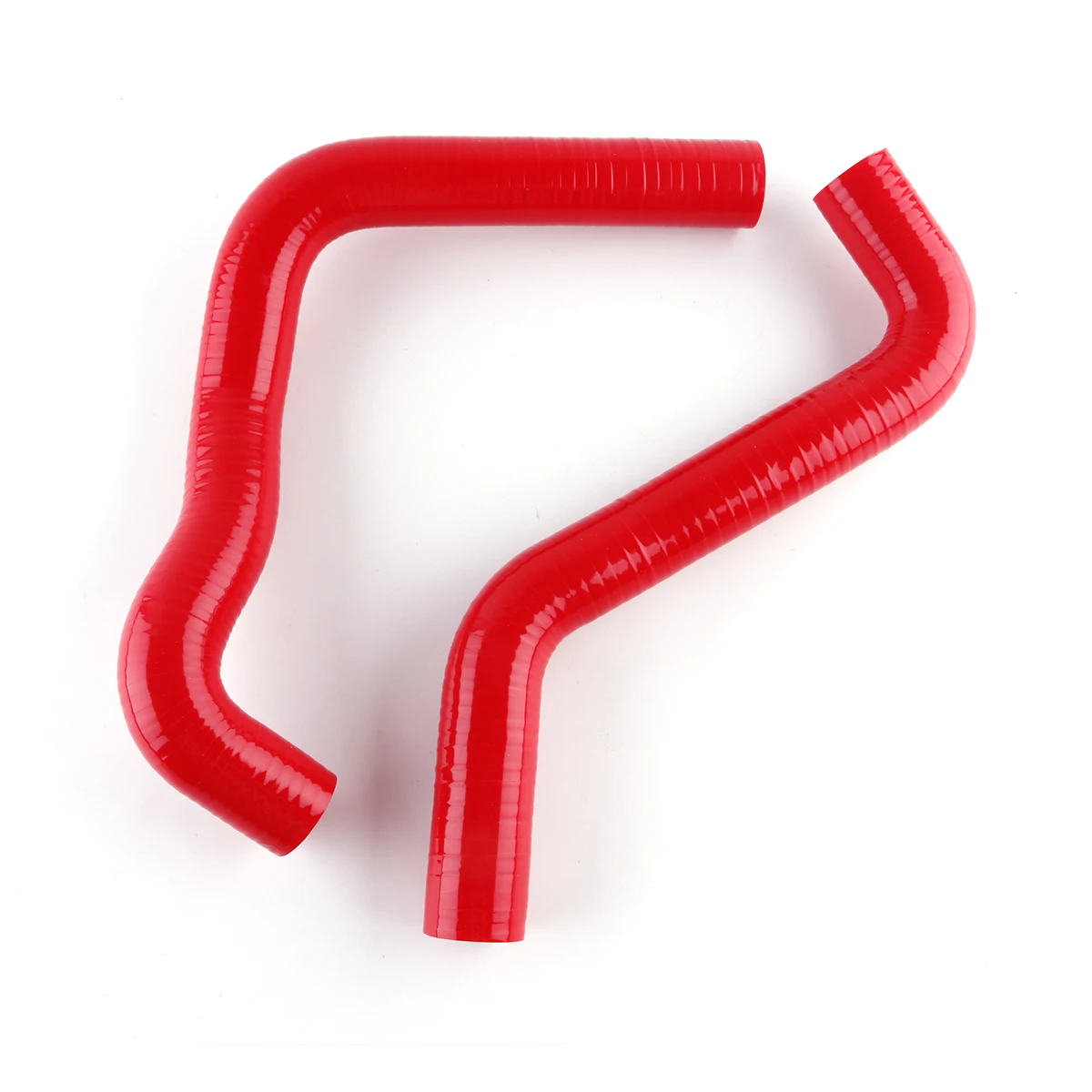 For 1984-1988 Pontiac Fiero 2.5L l4 / 2.8L V6 1985 1986 1987 Radiator Hoses Kit Silicone Tubes Pipes 2Pcs 10 Colors