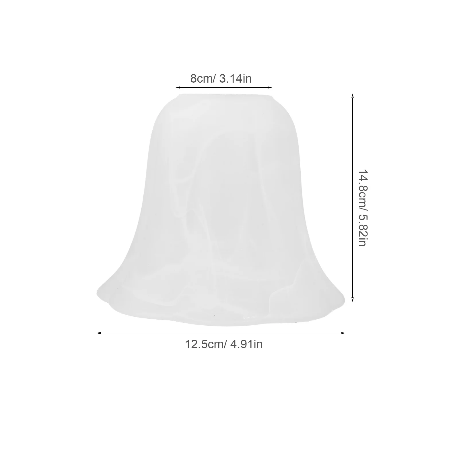 Glass Lamp Shade Lighting Fixture Accessory Simple Delicate Design for Pendant Light Ceiling Light Replacement Glass Lampshade