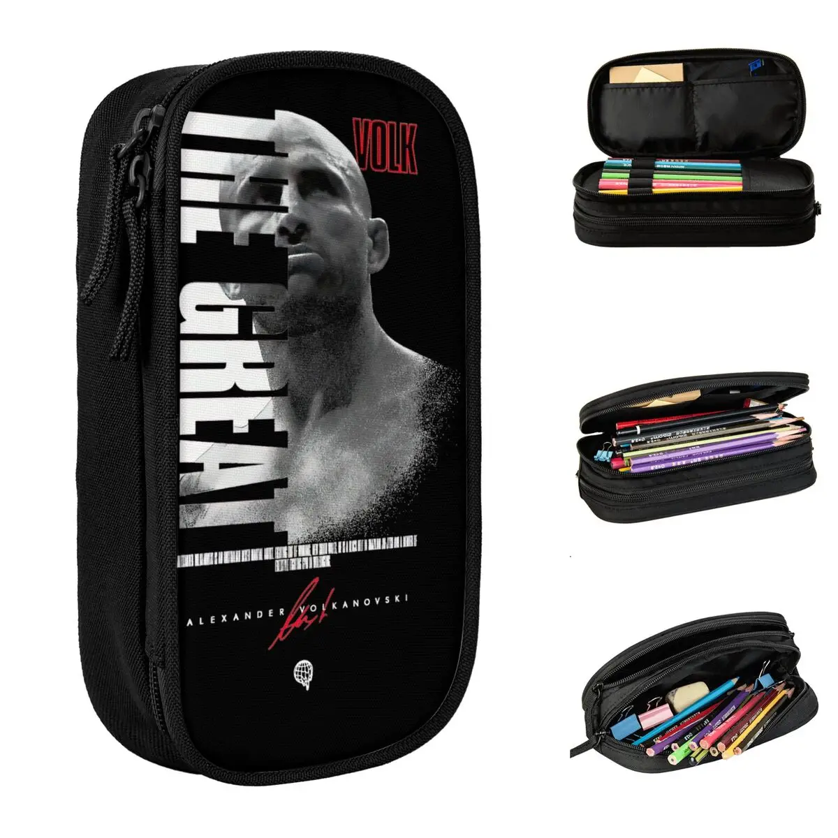 

Яркая спортивная сумка-карандаш для школьных аксессуаров