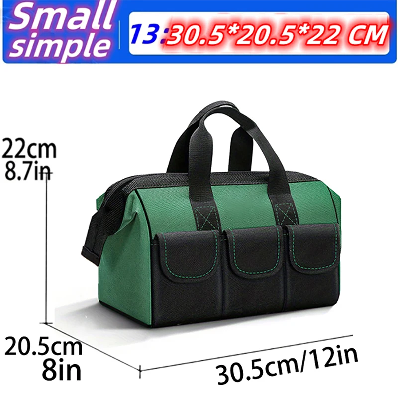 Electrician Tool Bag Strong And Durable Canvas Thickened Portable Multi-functional Hardware Carpentry Fishing Storage Tool Bag