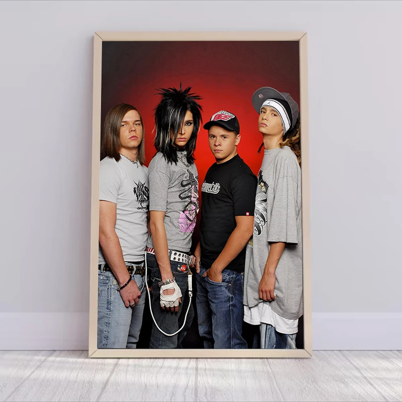 Tokio Hotel Band Poster Painting on Canvas Wall Art Decorative Pictures for Living Room Decor Bedroom Decoration Home Accessory