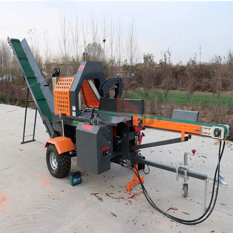 Automatic Fire Wood Splitting Machine Hydraulic 25 30 Ton Log Splitter Price