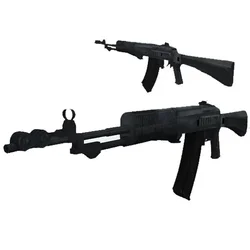 AN-94 karabin szturmowy broń palna w skali 1:1 Model papieru 3D pistolet puzzle ręcznie robione zabawki