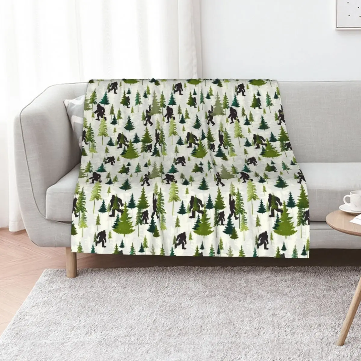 Hide and Seek with Bigfoot Throw Blanket warm for winter Fashion Sofas Thins Summer for babies Custom Blankets
