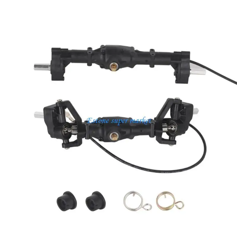 090B سيارة التحكم عن بعد المحاور الأمامية والخلفية مجموعات شاحنة لاستبدال جرار لوازم محاور السيارة 1/12 مقياس