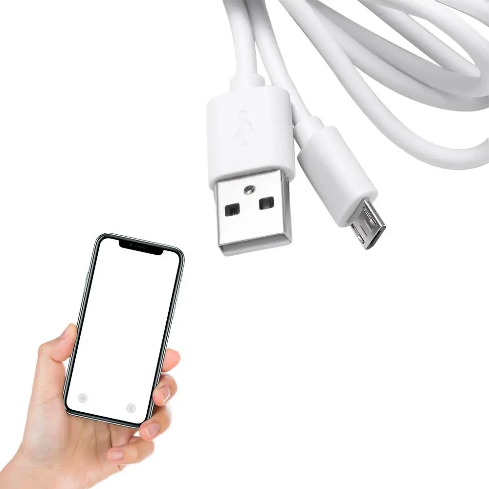 โทรศัพท์ 1.5M 2M 3M Micro USB สายชาร์จอย่างรวดเร็ว 2A อะแดปเตอร์ดิจิตอลสายข้อมูลสาย Micro USB Charger ข้อมูลสาย