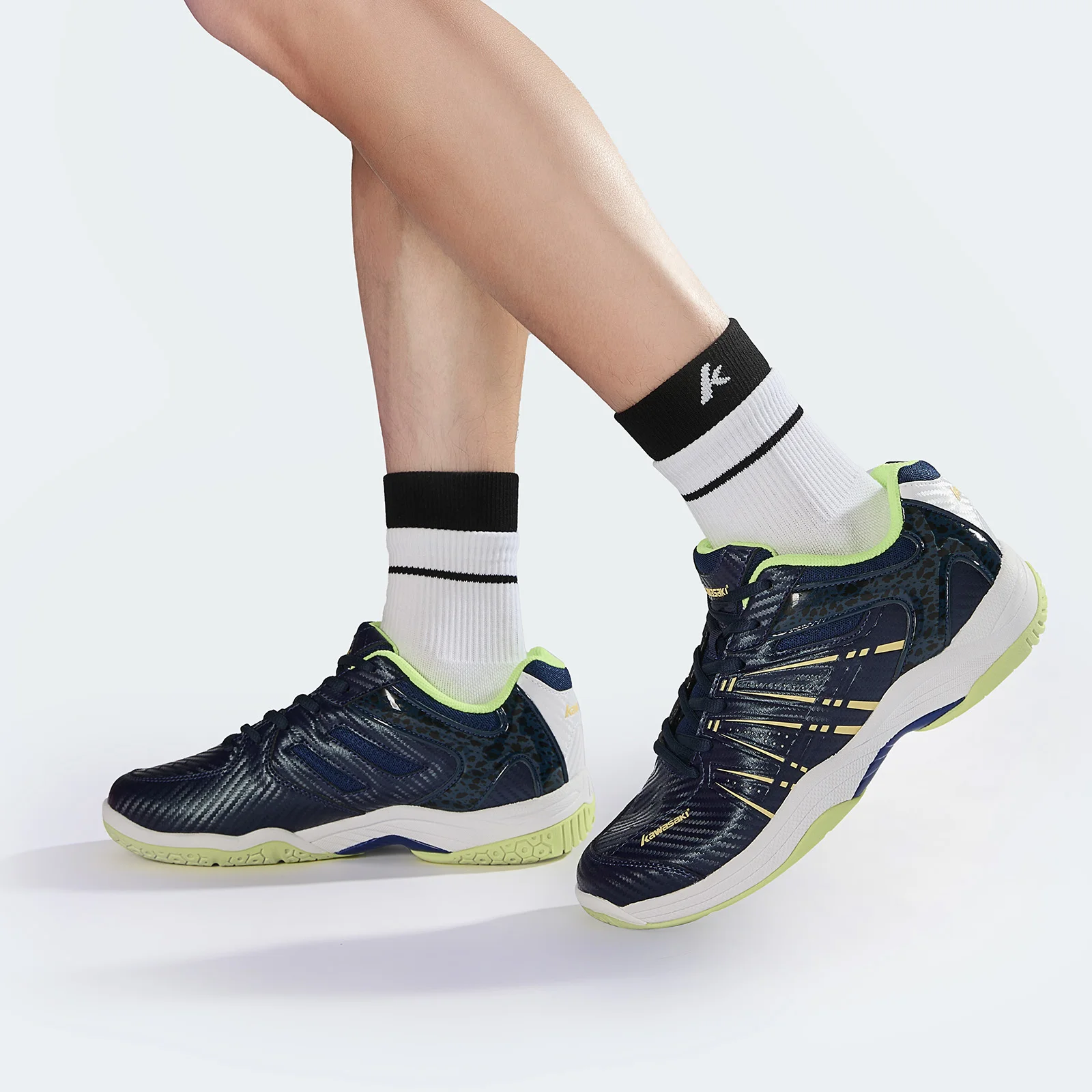 Kawasaki Badminton Shoes For Men 2025 NEW COLOR Anti-Twist Anti-Slip Sports Shoes Men's Tennis Shoes