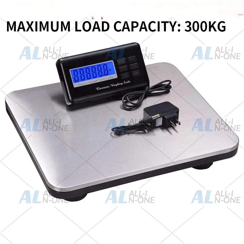 Precision electronic scale, hand luggage scale 200/300/500KG, pet scale, stainless steel express scale, livestock scale