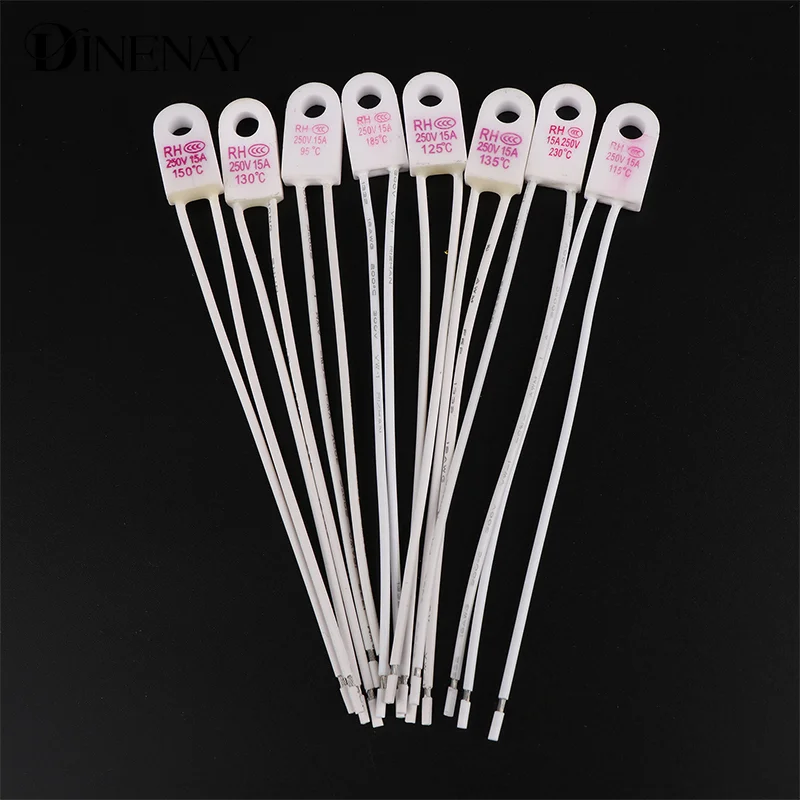 RH 95C 115C 125C 130C 135C 150C 180C 230C Предохранитель відносної температуры отключения 15A 250V Silnik wentylatora Bezpiecznik termiczny