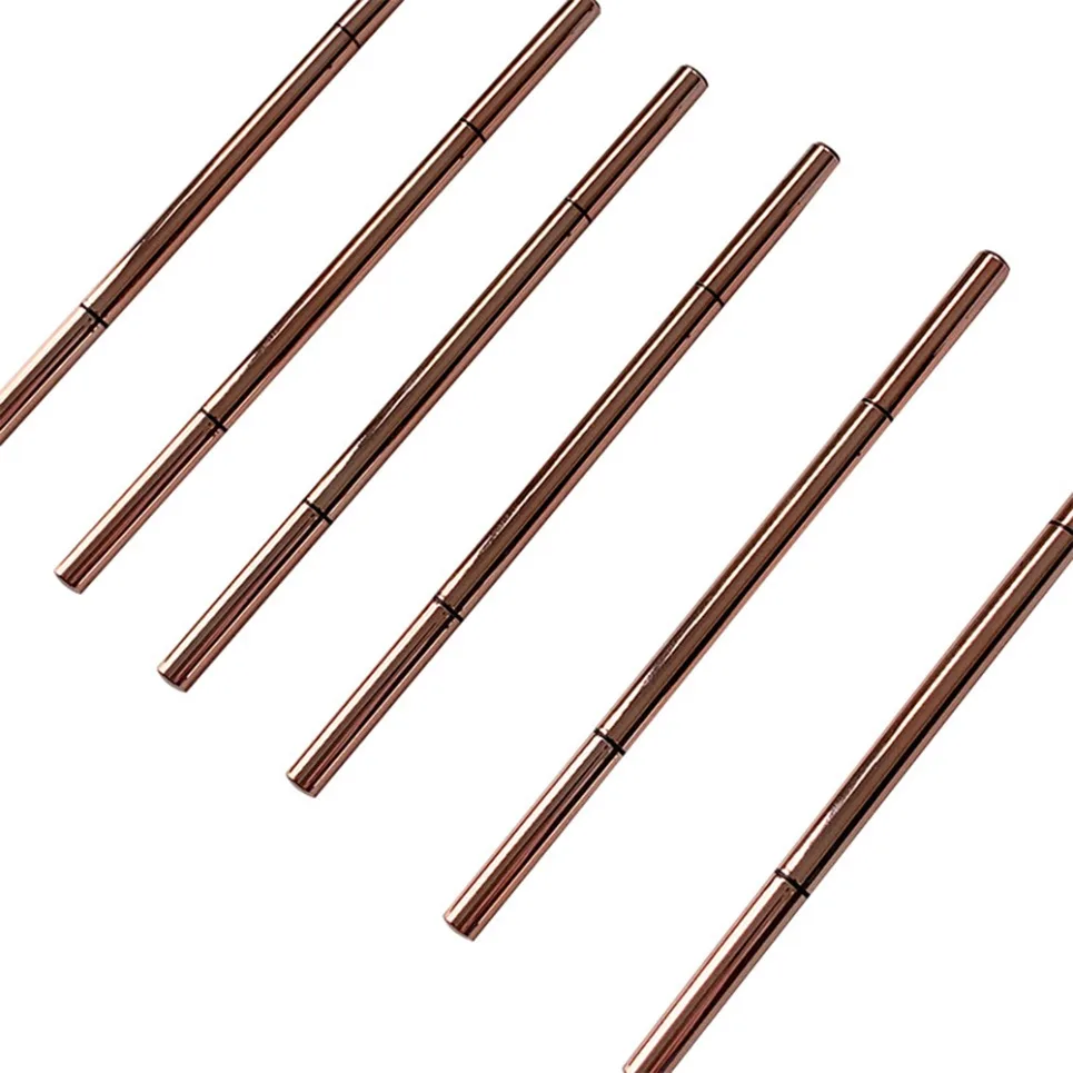 Vegan Ultra Fine Dual Head Waterproof Eyebrow Pencil Private Label Auto Rotating Smudge Proof Makeup Wholesale Custom Logo