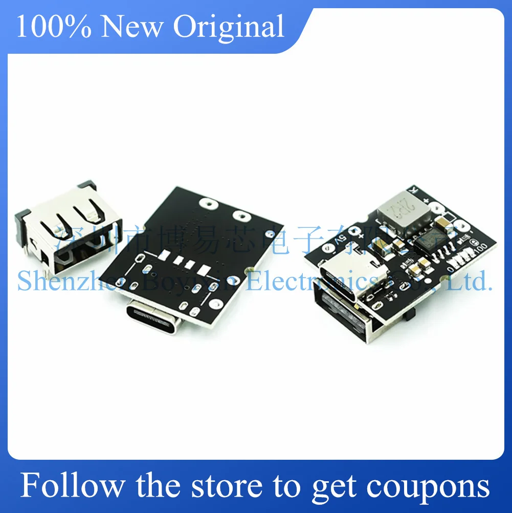 High-precision 5V2A charging and discharging integrated module Type-C input, compatible with 4.2V lithium battery