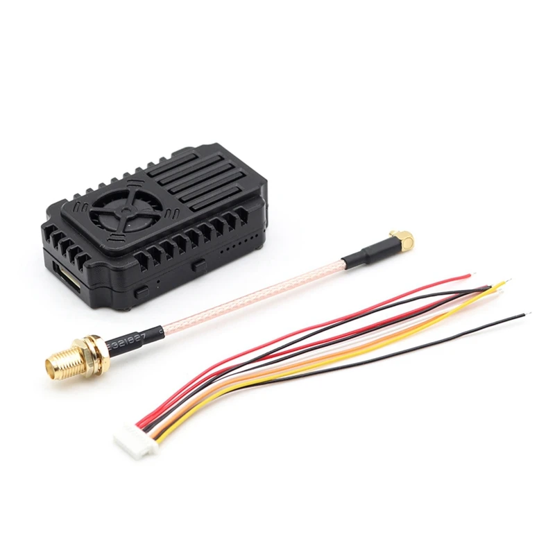 5.8G 5W VTX High Power 80CH FPV Audio Video Transmitter PAL/NTSC Wireless Video Module For FPV Long Range RC Drone