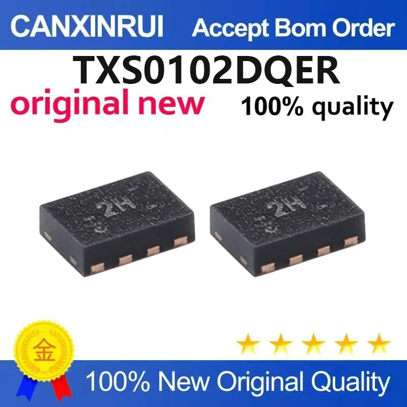 (5pcs-100pcs)New original TXS0102DQER X2SON-8 suitable for open drain 2-position bidirectional voltage level converter