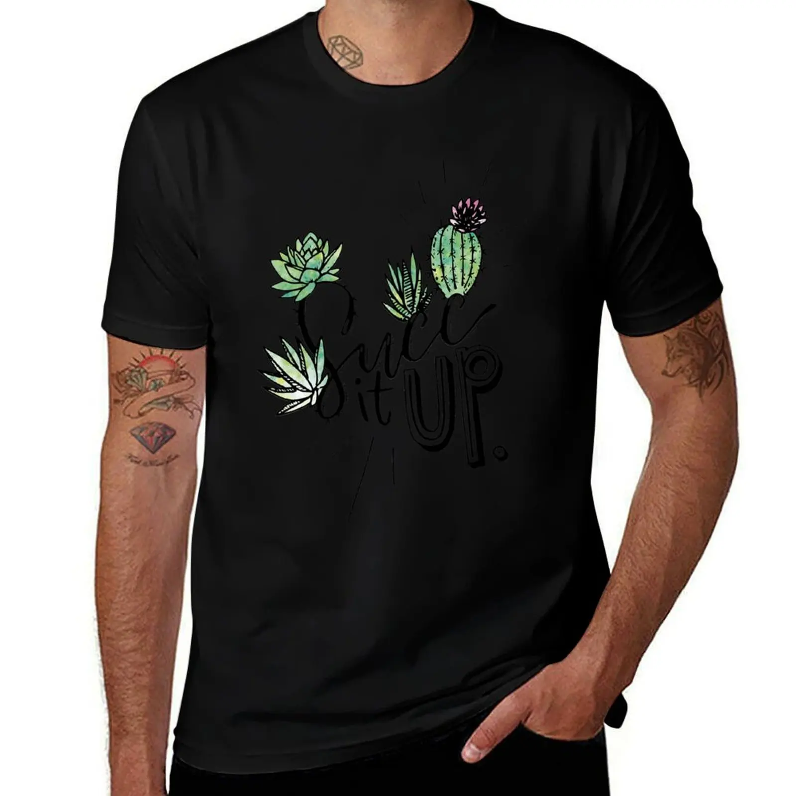 Art succulent : Succédez à la beauté des plantes! T-shirt drôle, t-shirts à humour noirâtre, T-shirt