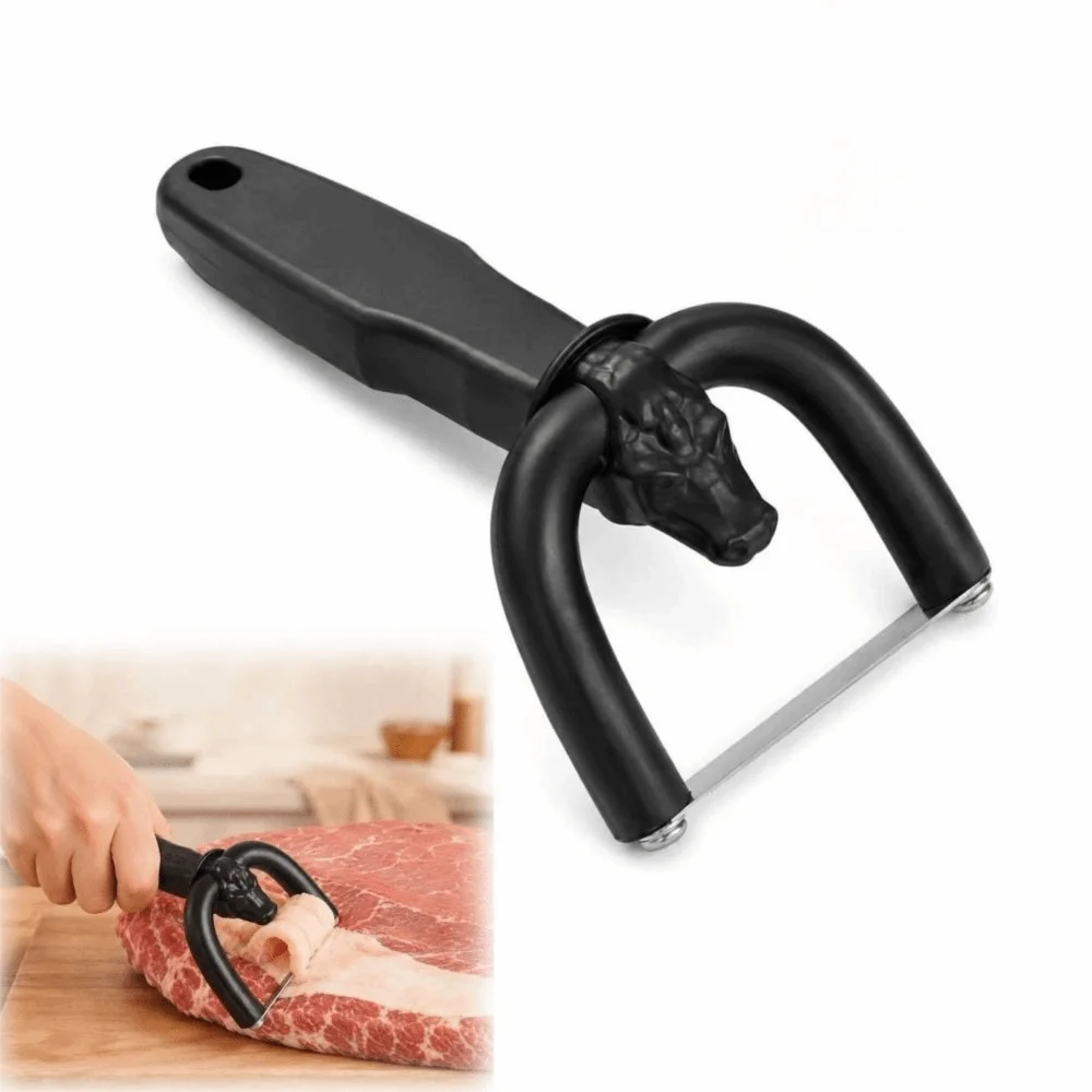 New Handheld Fat Trimmer Metal Cutting Wire Tensioned Meat Fat Remover Ergonomic Grip Meat Cutting Tool For Beef And Pork
