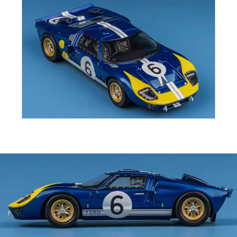 

Findclassically 1:64 Scale Ford 1966 Le Mans 6# Simulation Alloy Car Model Static Display Collectible Gift Souvenir Decoration