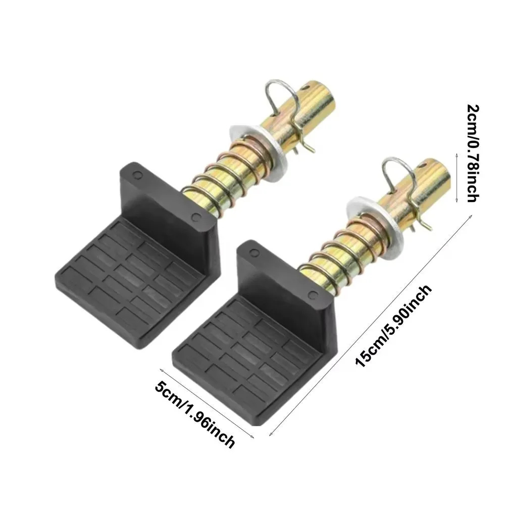 2 Pcs Heavy Duty Motorcycle Rear Stand Attachment U/L Shaped Universal Motorcycle Wheel Support Frame Durable Multipurpose