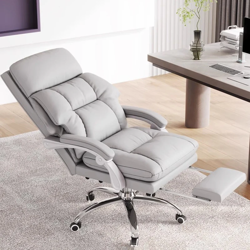 Comfortable Armrest Office Chair Ergonomic Feet Support Modern Swivel Gaming Chair Cute Chaise De Bureaux Home Furniture