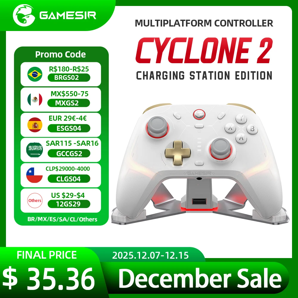 Беспроводной профессиональный контроллер GameSir Cyclone 2