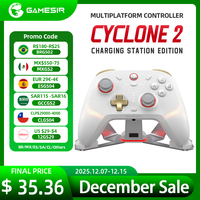 GameSir Cyclone 2 Wireless Bluetooth Gaming Controller With TMR Sticks Joystick Hall Effect For PC/NS/Android/IOS Gamepad