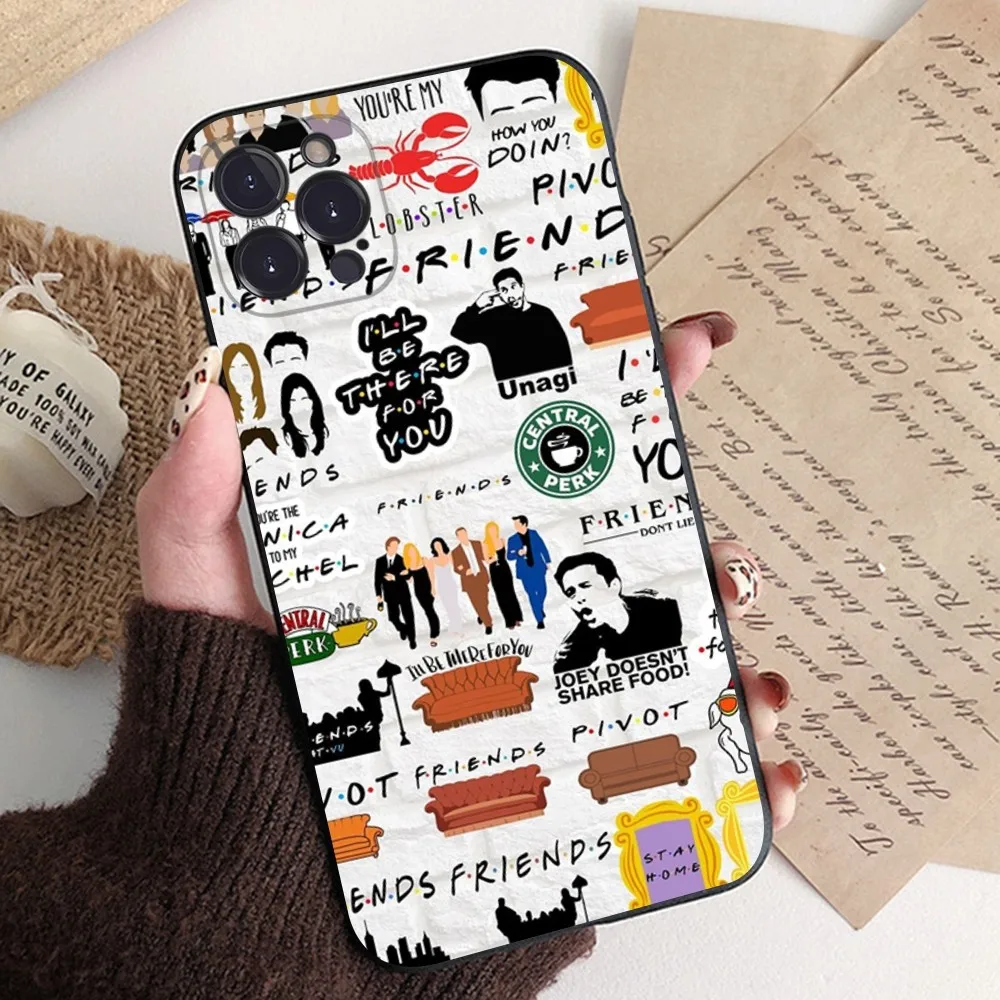 Friends Tv Show Phone Case Silicone Soft for iphone 15 14 13 12 11 Pro Mini XS MAX 8 7 6 Plus X XS XR Cover