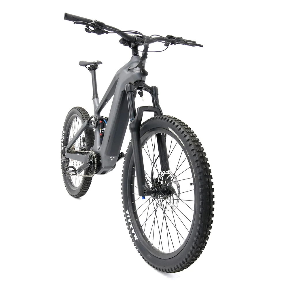 electric bicycle full suspension mountain electric bike 48v battery e-bike with M510 M600 M620 mid drive motor ebike