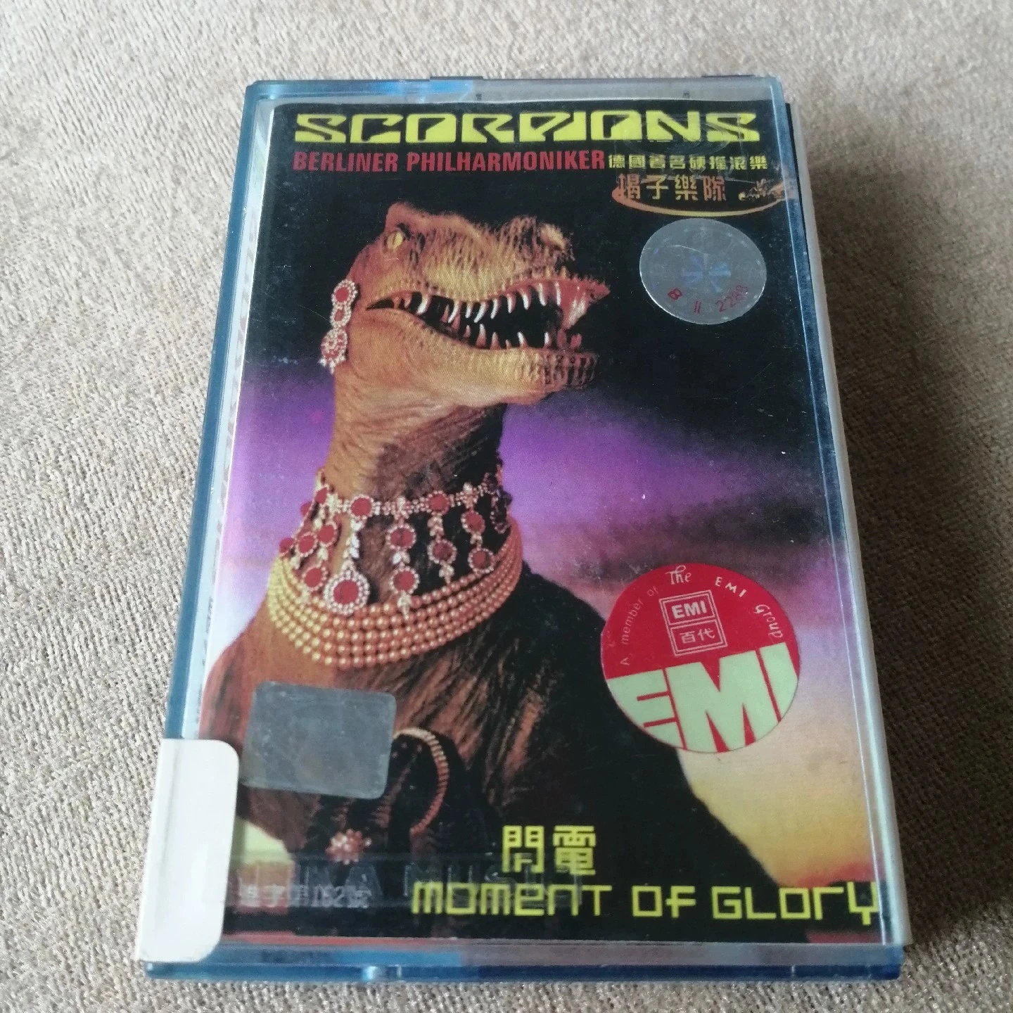 

Heavy Metal Scorpions Rudolf Schenker Music Tape Moment of Glory Album Wind of Change Cassettes Cosplay Walkman Soundtracks Box