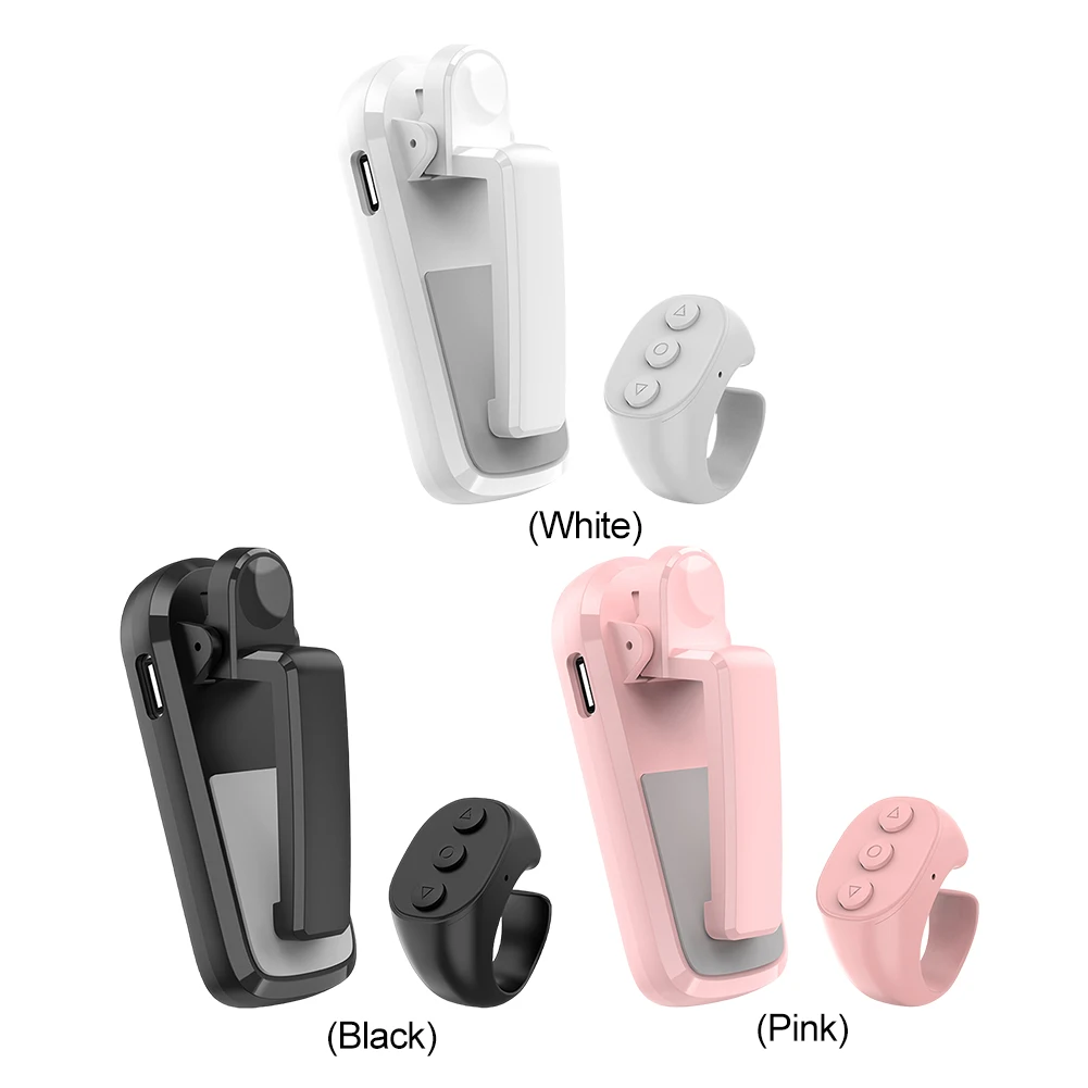 Fingertip Ring RC Page Turners Lightweight Multifunction Page Turner Clicker Camera Remote Clicker for E-book Clicker Accessory