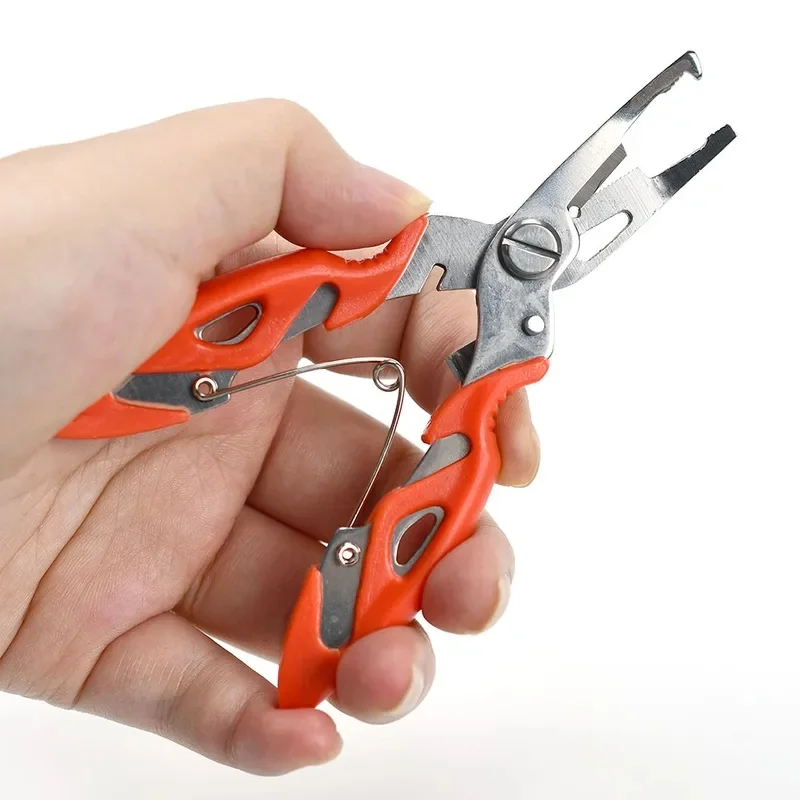 New Multifunctional Fishing Pliers Accessories 420 Stainless Steel Body Scissors Line Cutter Hooks Remover Outdoor Fishing Tools