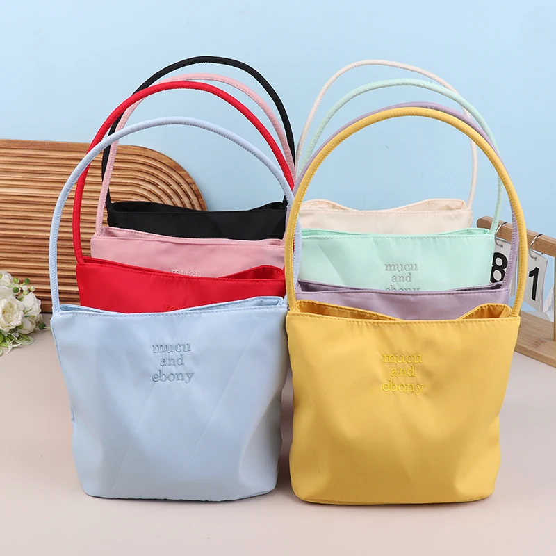 

Women's High Capacity Handbag Underarm Handbag Shoulder Bag Waterproof Nylon Embroidered Letters Underarm Bag Tote Bags