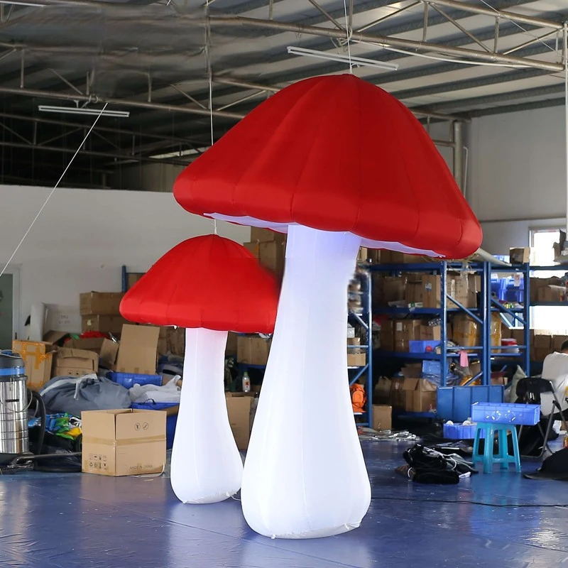 Giant Inflatable Lighting Decoration  Mushroom  Inflatable Mushroom with Color Changing for Event Wedding Party Decoration