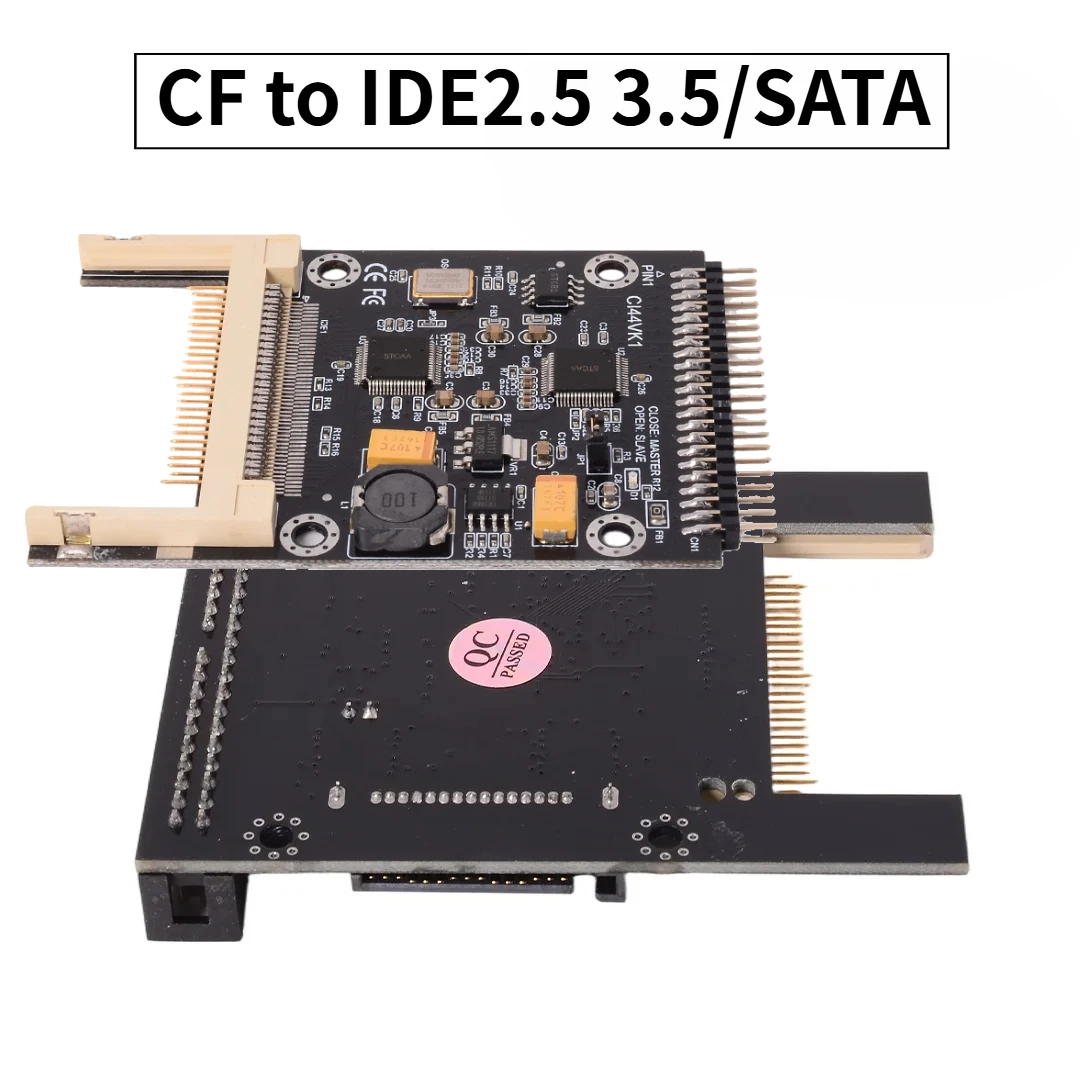 CF To IDE 3.5 2.5“ 40Pin Large Board Adapter Card.Chip Version IDE 2.5 Inch Industrial Mobile SSD CF To SATA, LDO Black Embedded