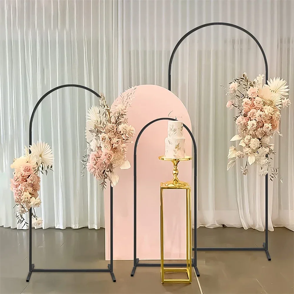 

Wedding Iron Half Round Arch Decoration Birthday Party Decor Backdrop Balloon Support Kit Baby Shower Decor Festive Party Props