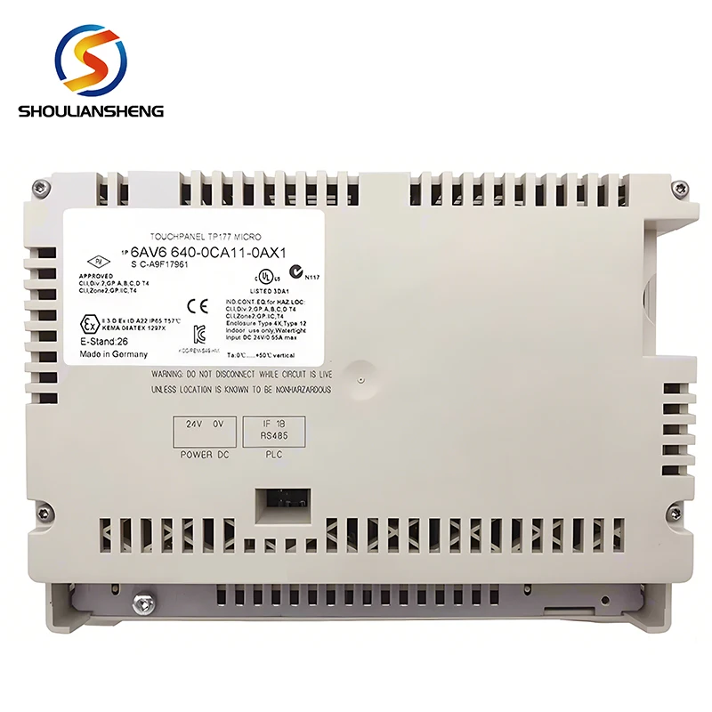 PLC Controller 6AV6640-0CA11-0AX1 Hmi จอแสดงผลหน้าจอสัมผัสใหม่สต็อกต้นฉบับสต็อก Hmi หน้าจอสัมผัส TP177 PLC Hmi