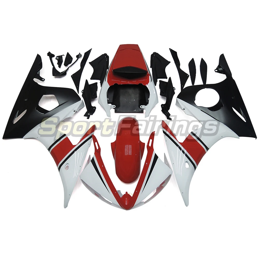 Motorcycle Bodywork Set for Yamaha YZF R6 2003 2004 2005 ABS Plastics Full Fairings Kit High Quality Injection Mold Accessories