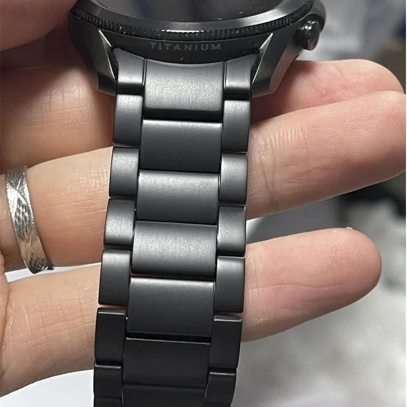 Titanium alloy watch strap For Samsung Galaxy watch 7 6 5 40mm 44mm 45mm High end wristband For Watch 6 4 Classic 47mm 46mm 43mm