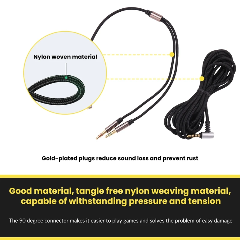 Suitable for 5 7 Stable Audio Line Headphone Extension Cord