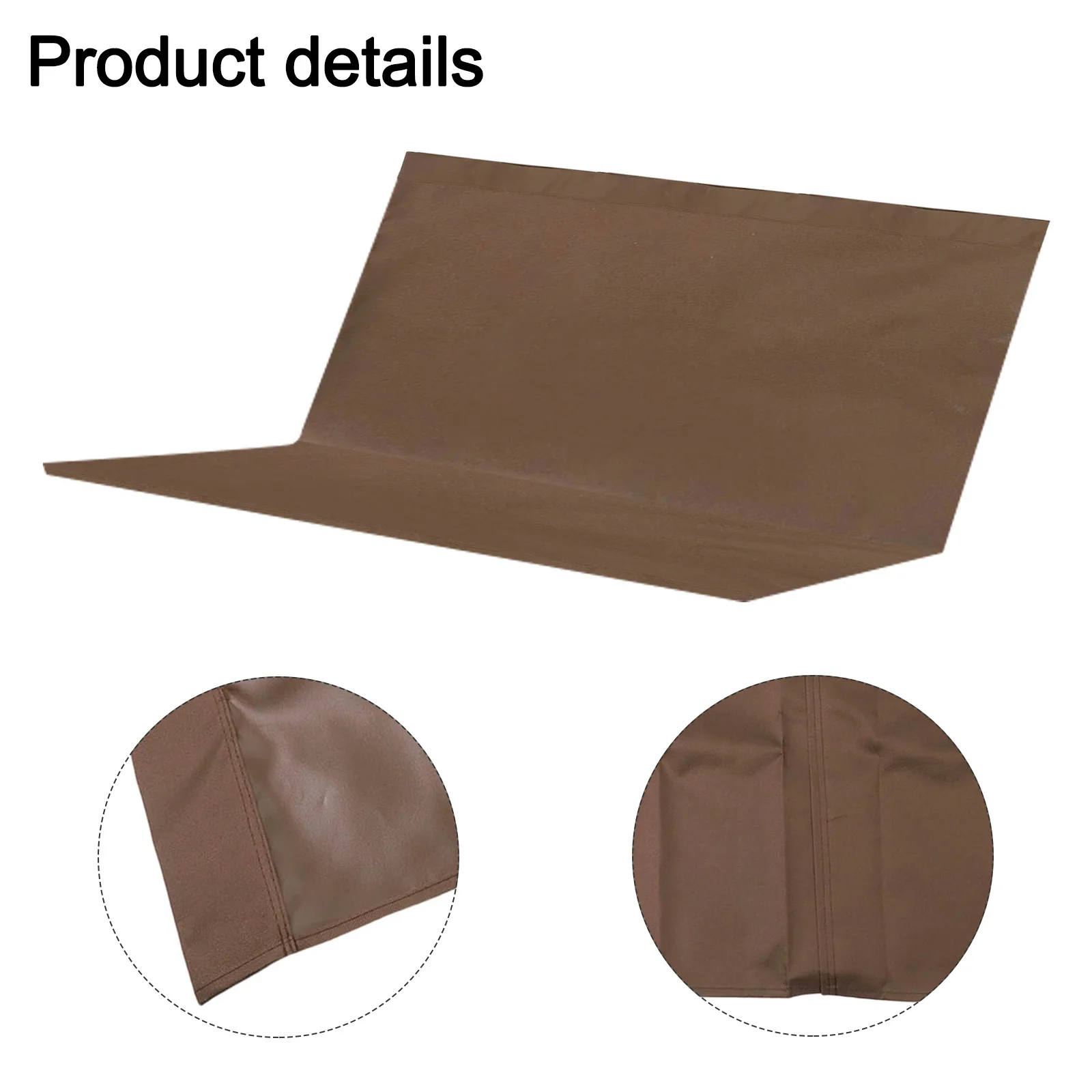 UV Resistant Cover Garden Swing Cover Outdoor Seating Area Coffee UV Resistant Swing Seat Cover Chic Outdoor Decor