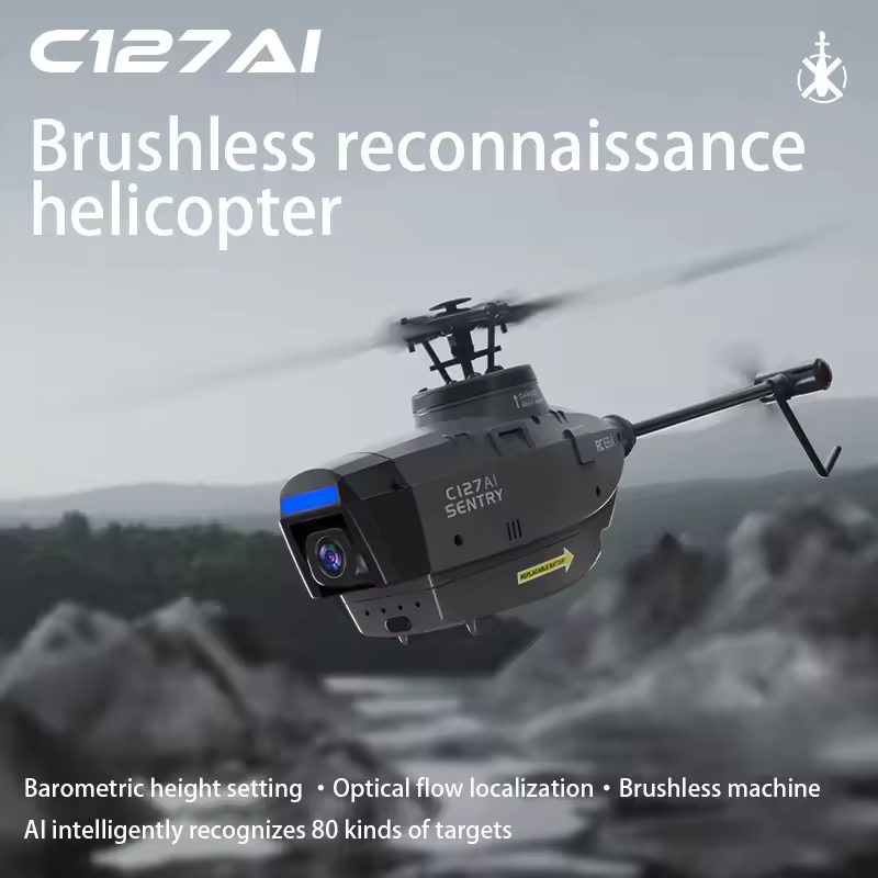 www.inwhented.com
RC ERA C127 AI Sentry 4CH RC Helicopter Drone:  With 1080P HD Camera Optical Flow Localization Remote Control | Hobby Toys
