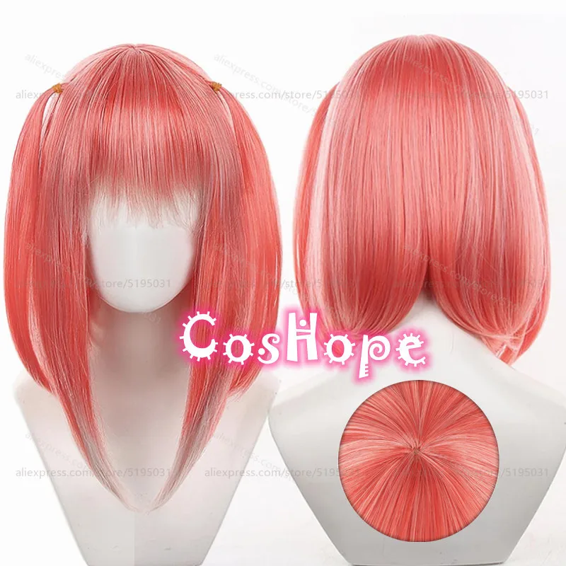 

Nakano Nino Cosplay Wig 43cm Short Orange Pink Gradient Pink White Wig Cosplay Anime Heat Resistant Synthetic Wigs for Costume
