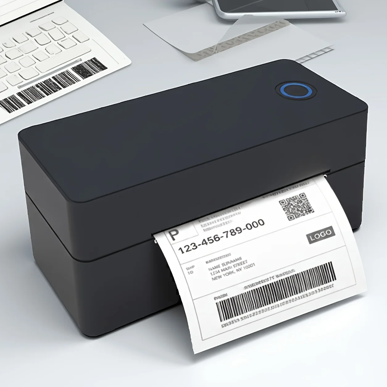 4x6 ThermalLabel Printer Bluetooth Shipping Wireless Label Printer Compatible with iPhone, Android, Mac, Windows